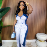 Blue Crush Tie-Dye Jumpsuit